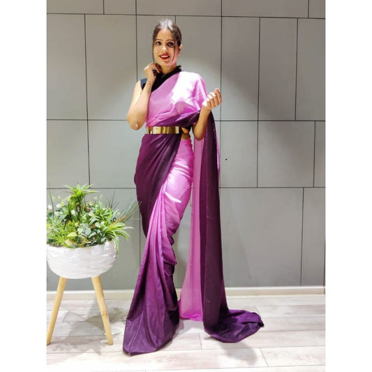 *ALIYA NEW WINE SOFT SILK SAREE