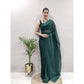 GREEN FANCY TARA SITARA WEAVING JUST WEAR ONE MINUTE READY TO WEAR SAREE