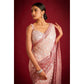 Light Pink New Designer Party Wear Sequence Work Saree