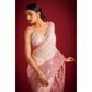 Light Pink New Designer Party Wear Sequence Work Saree