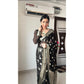Black And Silver Ready To Wear Lilan Saree