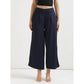 Navy Blue Daily Wear Viscose Palazzo Pant