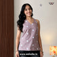 Dusty Heart Embroidery Work Halter Neck Sleeveless Short Kurti