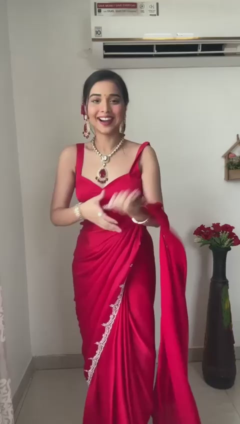 Barbie discount saree video