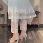 Sky Blue And White Designer Kurti Set