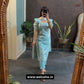 Bottle Green Printed Cotton Bliss Kurti Set