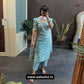 Bottle Green Printed Cotton Bliss Kurti Set
