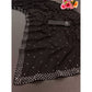 New Black Fancy Georgette Saree